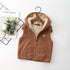 Children's Vest Hooded Cashmere Top
