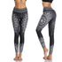 Peekabu Digital printing Sports Tights Stretch Fitness Pants High Waist Running Yoga Pants/Leggings