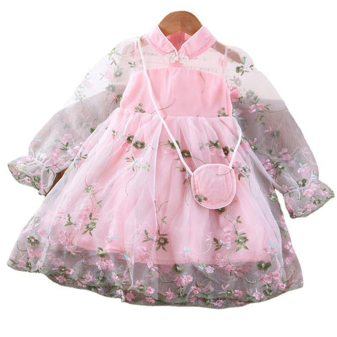 Girl's New Embroidered Dress