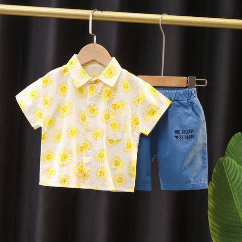 Boys Summer Shirt Set