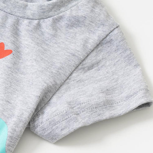 Girls Short Sleeve Suit Summer New Short Sleeve Pants Two-piece Set