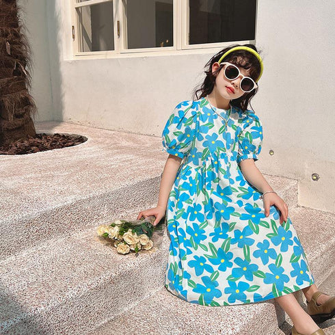 Summer Floral Princess Dress