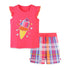 Summer Girls Ice Cream Short Sleeve Set
