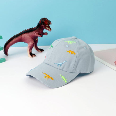 Children's Cartoon Little Dinosaur Embroidered Hat