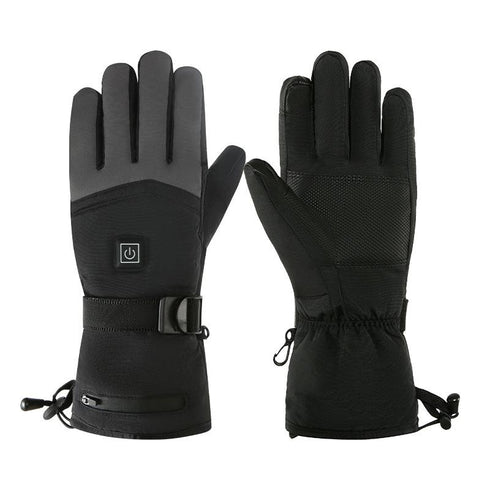 Electric heating gloves against cold and heat