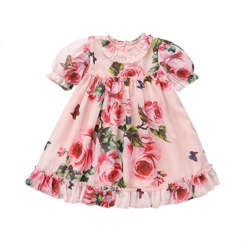 Summer baby girl short-sleeved dress