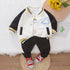 Spring and Autumn Boys Sports Baseball Suit Set of Three