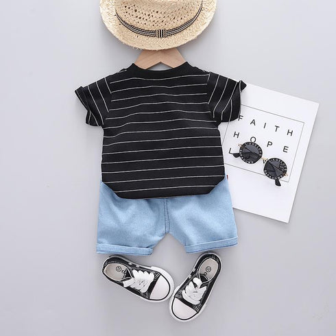 Boys summer suit two-piece set