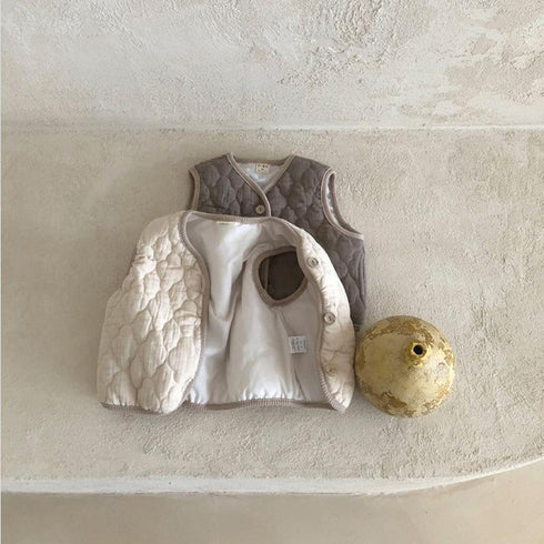 Autumn and winter retro double cotton waistcoat