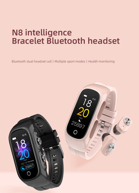 Smart bracelet Bluetooth headset 2 in 1