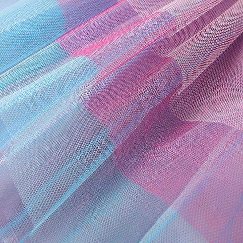 Autumn New Girl's Long Sleeve Dress Mesh Princess Dress