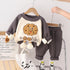 Autumn and winter children's long sleeve suit two-piece set