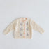 Spring and Autumn Small Flower Embroidered Coat Joker Cotton Yarn Knitted Cardigan