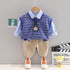 Boys spring and autumn suit sweater set of three