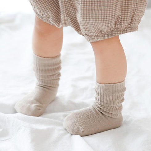 Autumn and winter non-slip dispensing high barrel boneless floor socks