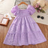 Girls' Solid Pleated Dress