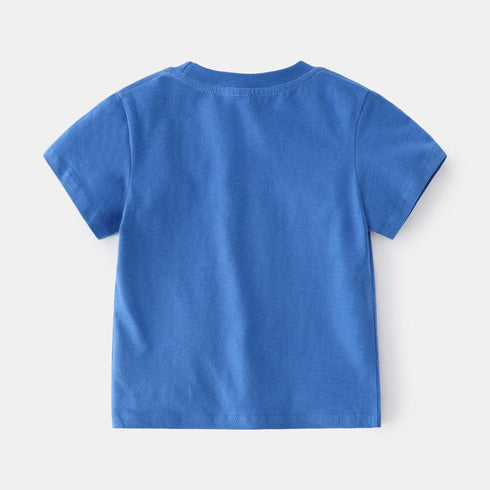 Summer Boy Monkey Print Short Sleeve