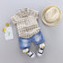 Boys summer short sleeve suit two-piece set