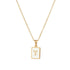Cube Fritillaria Pendant Necklace