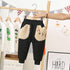 Autumn and winter girls plus velvet cartoon pants
