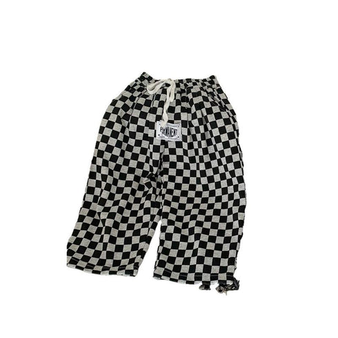 Children's Checkerboard Wide Leg Pants