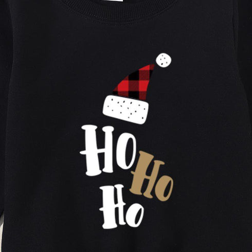 Christmas long sleeve parent-child sweater