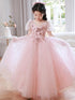 Girl's Embroidered Sequin Princess Dress Summer Girl's Flower Girl Wedding Dress