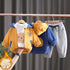 Autumn and winter children plus velvet sweater jacket trousers set of three