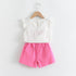 Girls Summer Tee Shorts Set