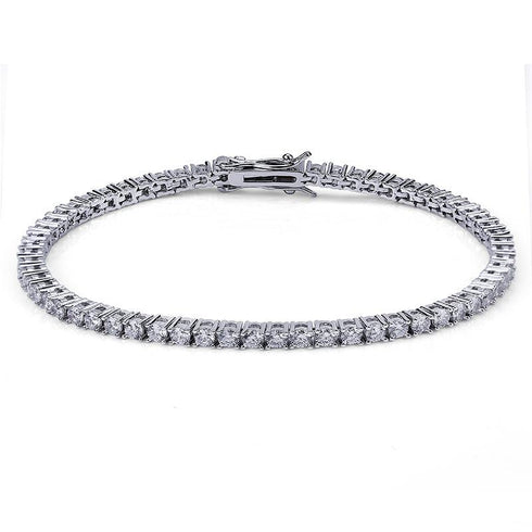 Hip Hop Men's Bracelet Micro-encrusted Zircon 3mm Bracelet