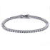 Hip Hop Men's Bracelet Micro-encrusted Zircon 3mm Bracelet
