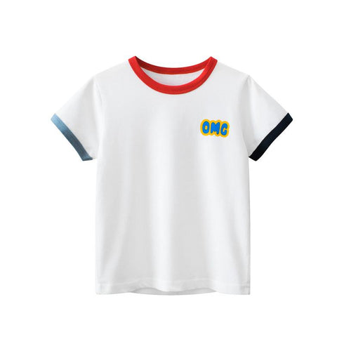 Children's OMG Printed Short Sleeve T-shirt