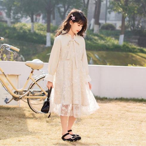 Foreign style embroidered children's skirt princess skirt