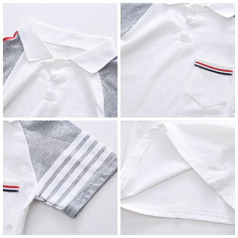 Boys summer short sleeve t-shirt suit