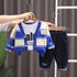 Boys spring and autumn cardigan set of three