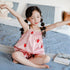 Girls' Summer Sling Ice Silk Pajamas Home Clothes