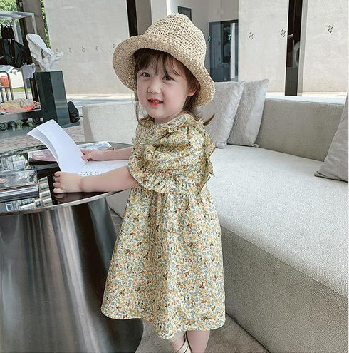 Girls' Skirt Floral Dress Princess Dress Summer Dress New