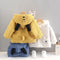 Winter children's padded hooded coat