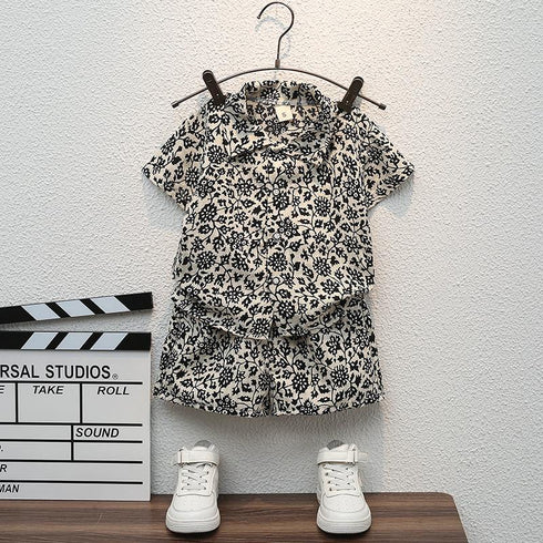 Children's Wear Shirt Set Two-Piece Set