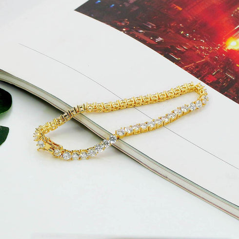 4mm Zircon Men's Hip Hop Bracelet