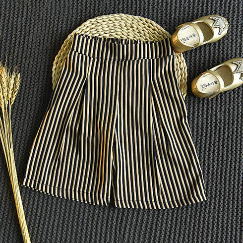 Summer girls short sleeve top shorts two-piece set