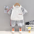Boys summer short sleeve t-shirt suit