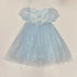 New Girl Pengpeng Princess Yarn Dress Girl Butterfly Shining Mesh Dress