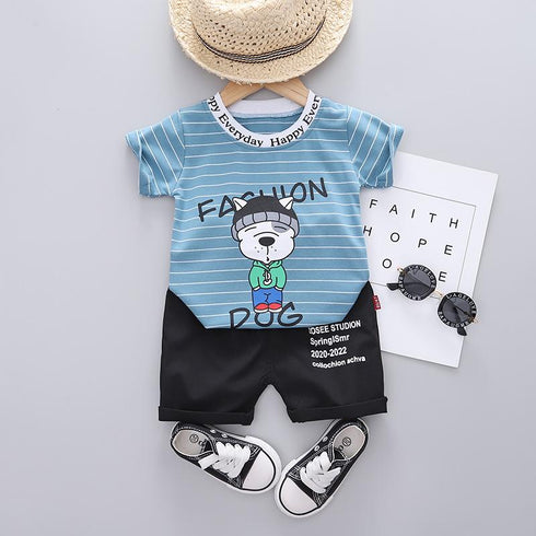 Boys Summer Suit Two-Piece Set