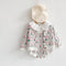 Small flower diamond rose ha coat two-piece jacket