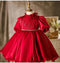 Red Baby's Birthday Princess Dress New Year's Christmas Dress