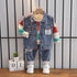 Boys spring and autumn suit set of three