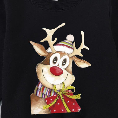 Autumn and winter warm parent-child sweater