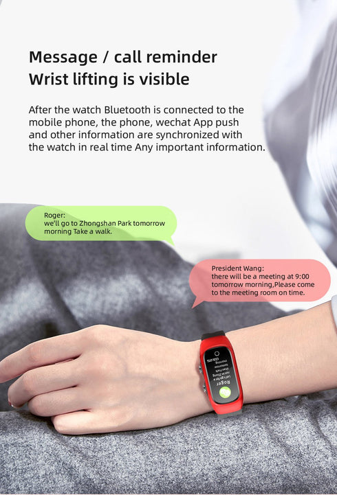 Smart bracelet Bluetooth headset 2 in 1