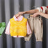 Boy's Plaid Shirt Long Sleeve Knitted Sweater Vest Set of Three